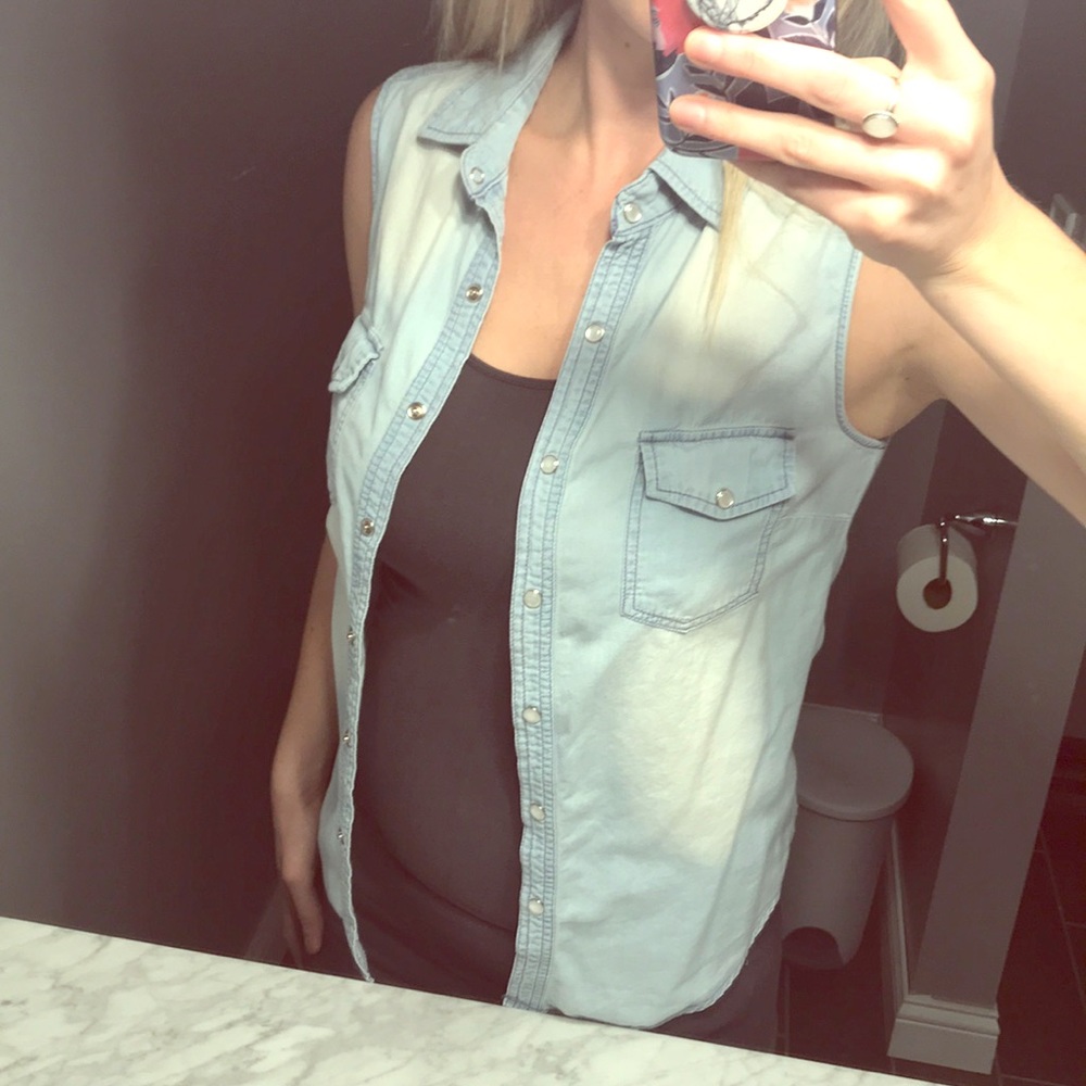 Denim top/Vest